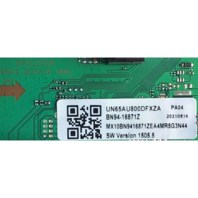 MAIN PARA SMART TV SAMSUNG 4K CON HDR RESOLUCION ( 3840 x 2160 ) / NUMERO DE PARTE BN94-16871Z / BN41-02853A / BN97-18613A / BN97-18180X / PANEL CY-SA085HGAV1H / MODELO UN85AU8000FXZA AA01 - Imagen 4